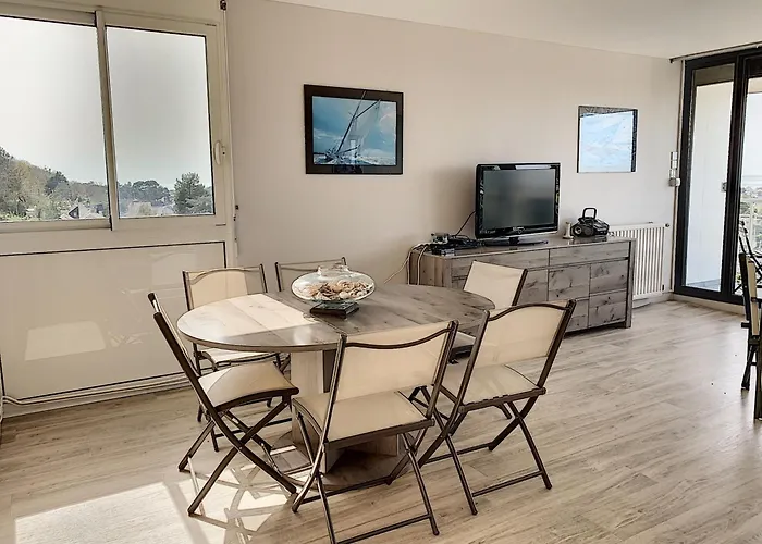 Lejlighed Renove Avec Tennis Prive, Parking Et Vue - Fr-1-361-162 Jullouville-les-Pins